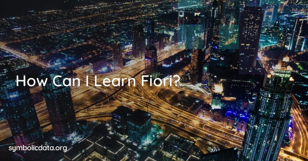 How Can I Learn Fiori?