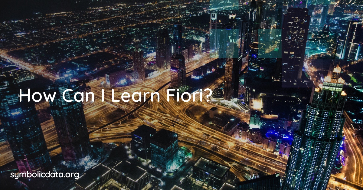 How Can I Learn Fiori?